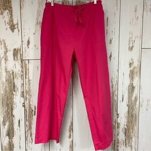 All Heart, Pink Elastic Waist Scrub Pants. Size Large. Excellent condition!